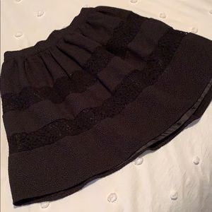 Black, fun skirt